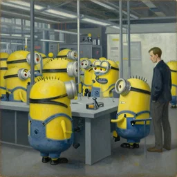 droid factory, ( ( ( grant wood ) ) ), pj crook, ( ( ( edward hopper ) ) ), oil on canvas