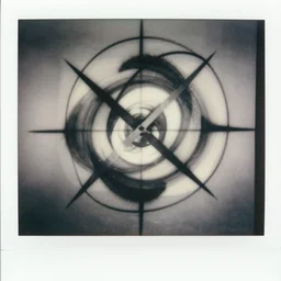 a black and white photograph of a strange attractor, in the style of egon schiele, jenny saville, m c escher, wassily kandinsky, piet mondrian, film photography, fashion photography, surreal, polaroid photography, soft lighting