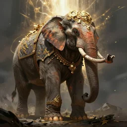 elefant - human hybrid eldenring boss. bloodbourne, fromsoftware, conceptart.