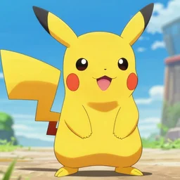 keanu reeves in a pikachu outfit, hyper detailed, anime
