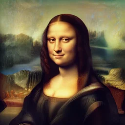 Sam Hyde as the Mona Lisa, sigma and gigachad, rule of thirds, accurately portrayed, portrait art by Leonardo da Vinci and Alphonse mucha, highly detailed, digital painting, concept art, illustration, giant mountains paradise shining rgb luxurious lights, trending on artstation, very detailed, smooth, sharp focus, octane render, close up