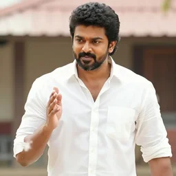 movie still of chiyaan vikram acting as a malayali talking to a british officer in his office, directed by Christopher Nolan, colonial period movie, cinematic