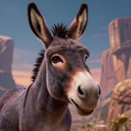 portrait donkey likeness biden!, style artstation, style greg rutkowski, comic art book, octane render, unreal engine, epic game graphics, fantasy, ray tracing