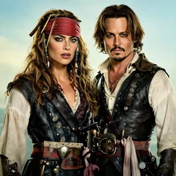 margot robbie replacing johnny depp in the lead role in pirates of the caribbean ( 2 0 2 4 ) film poster