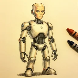 a cyborg humanoid lil pump, illustration, graphic novel, graphite, marker art, crayon, paint, comic book, warm color palette, electric colors, tonal colors, 2 d, 8 k, natural lighting, amoled, moody lighting, diffraction grading, cel shading : : katsuhiro otomo