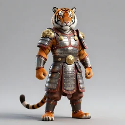 tiger warrior in armor