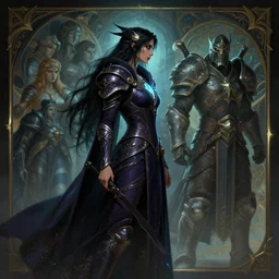 masterpiece side profile concept art, maya ali sorcerer, gloomhaven, overlord, warcraft, highly detailed, luminescent, cinematic, by ilya kuvshinov, magali villeneuve, jeremy lipkin, michael garmash, rob rey, lawren harris, a. j. casson, artgerm, alphonse mucha