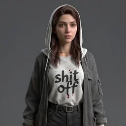 aliya farzetdinova, usinsk, shit off, art, unreal engine rendered