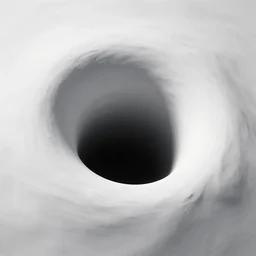 cosmic entity creating a white hole in a void, digital art, astonishing detail
