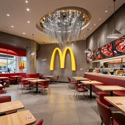 mcdonalds interior design by HR Giger
