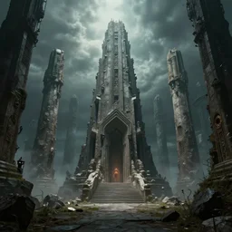 a mysterious post human monument realm