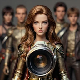 closeup of a tin toy natalie dormer, depth of field, zeiss lens, detailed, symmetrical, centered, fashion photoshoot, by nicoletta ceccoli, mark ryden, lostfish, earl nore, hyung tae, frank frazetta, breathtaking, 8 k resolution, extremely detailed, beautiful, establishing shot, artistic, hyperrealistic, octane render