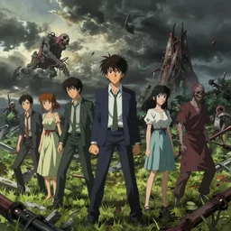 zombie!!! apocalypse!!! by satoshi kon, ilya repin, lena aenami, shinji kimura