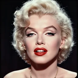 iPhone selfie photography of marilyn monroe close up