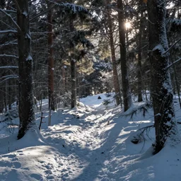 winter forest by lorenzo lanfranconi