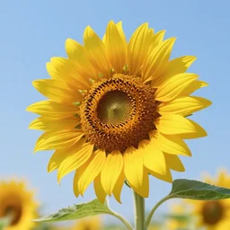 digital art inspire by top trending artstation about sunflower