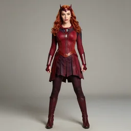 Still of Katherine McNamara as the Scarlet Witch, gorgeous, sensual, full body shot, Ultra HD, TV, Fiction