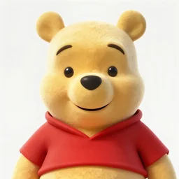 xi jinping winnie the pooh, detailed portrait by tim doyle