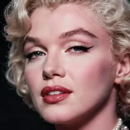 a close - up of a marilyn monroe's face, captured in low light with a soft focus by saul leiter, there is a gentle pink hue to the image, and the woman's features are lightly blurred, insanely intricate - details, insanely detailed, insanely beautiful, real, insanely fine - details, extremely precise, insanely high - quality, award winning photo