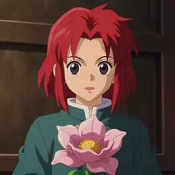 portrait of hisoka from hunter x hunter, medium - length red hair, studio ghibli pixar and disney animation sharp unreal engine 5, anime key art by greg rutkowski, bloom, dramatic lighting
