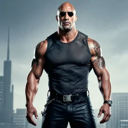 dwayne johnson as terminator in terminator - 2 movie