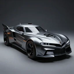 A 2025 Batmobile Concept, studio lighting, extreme detail, very high quality, unreal engine