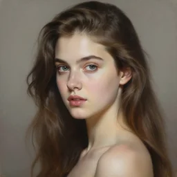 painting of a gorgeous young woman in the style of Guy Denning, realistic, sharp focus, 8k high definition, insanely detailed, intricate, elegant, art by Guy Denning and Alyssa Monks