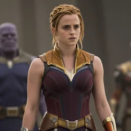 still of emma watson as thanos in avengers : infinity war ( 2 0 1 8 )