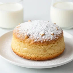 peanut cake with powdered milk
