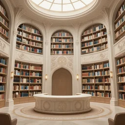 arcane library interior, intricate, elegant, highly detailed, john park, craig mullins, sparth, ruan jia, jeffrey catherine jones