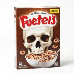 box of skull breakfast cereal
