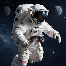 victorian astronaut explores space, digital art, highly detailed, high quality, high resolution