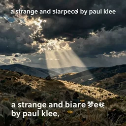 ' a strange and bizarre dream by paul klee'