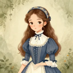 a cute victorian girl illustration, 8 k, by roby dwi antono, by mark ryden