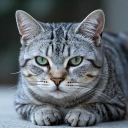 Someone type this in: 4K HD, high detail photograph,shot with Sigma f/ 4.2 , 250 mm sharp lens, overlap perspective, becoming the subject extreme wide shot ,shallow depth of field : (subject= cat + subject distance = very far,cool pose, accurate body features, high level body suit, high detailed light refraction , high level texture render