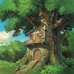 the house is a tree, studio ghibli
