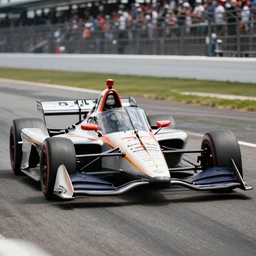 race car at the indianapolis motor speedway