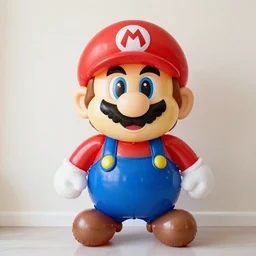 super mario made out of balloons