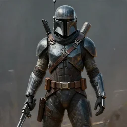 a digital art of a humanoid interglactic bounty hunters, sci - fi, hyper realistic, painting, full character design, full of details, unique, movie scene, dramatic, in the style of greg rutkowski,