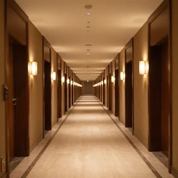 a infinity, hotel hallway, that never ends