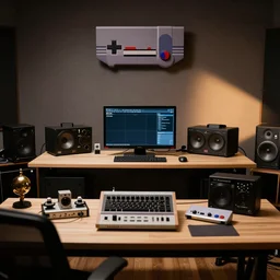 Super Nintendo recording studio.