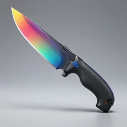 RGB gamer knife, product showcase