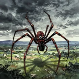 the dream spider, artwork by junji ito