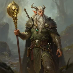 gnome druid, by justin gerard and greg rutkowski, digital art, realistic painting, fantasy, character design, trending on artstation
