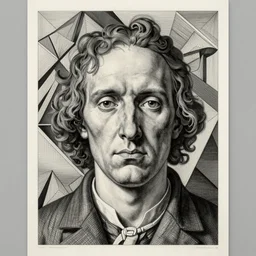 lithography on paper secret artefact conceptual figurative post - morden monumental dynamic portrait drawn by goya and escher and hogarth, inspired by magritte, illusion surreal art, highly conceptual figurative art, intricate detailed illustration, controversial poster art, polish poster art, geometrical drawings, no blur