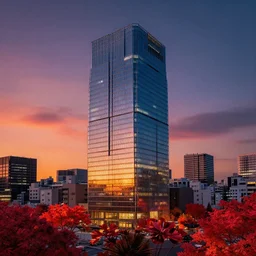 architecture by martin johnson heade, crystal tokyo infrared lightpaint sunset landscape nightvision, archdaily, wallpaper, highly detailed, trending on artstation.