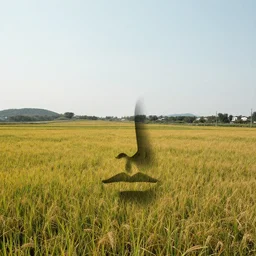 negative space optical illusion landscape looks like a face