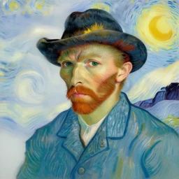 hyperrealistic digital painting, ensor van gogh by salvador patrick duffill dali