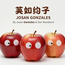 3 apples with ape faces, see no evil, hear no evil, speak no evil, by Josan Gonzales and Dan Mumford, Highly Detailed