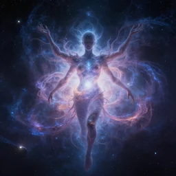 cosmic entity adjacent to the ethereal plane of existence, cosmic style, marvelous style